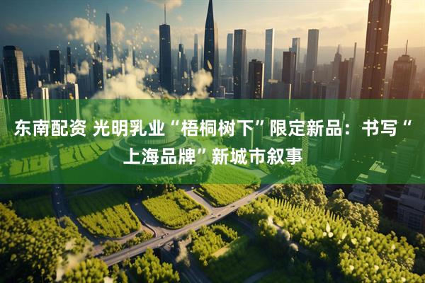 东南配资 光明乳业“梧桐树下”限定新品：书写“上海品牌”新城市叙事